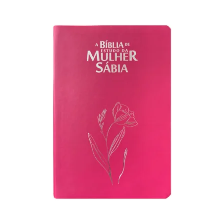 Bíblia de Estudo da Mulher Sábia | ARC | Harpa Avivada | Capa Magnólia Pink